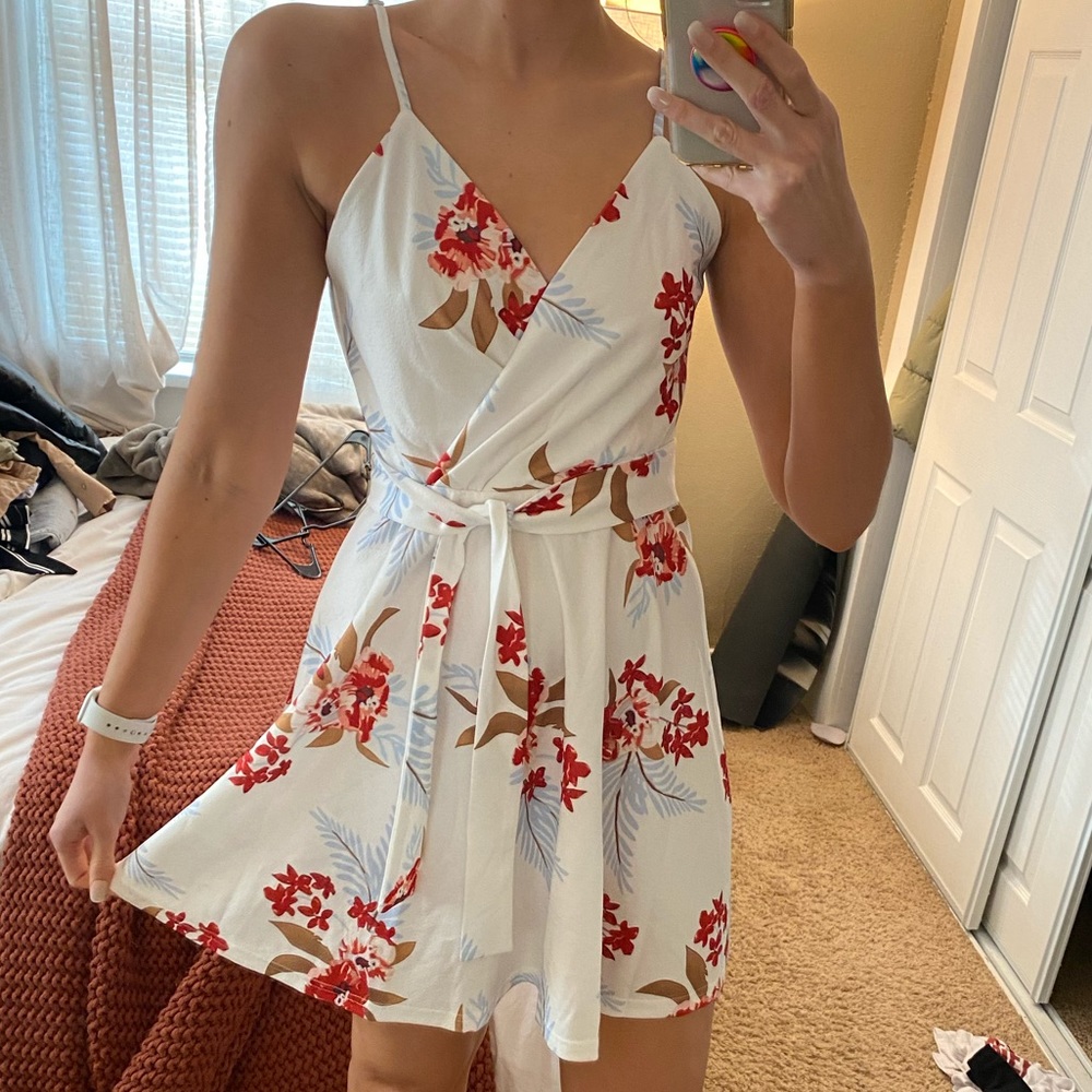 Floral mini dress